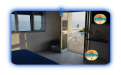 camera con vista mare hotel caraibisiaco in Puglia sul mare